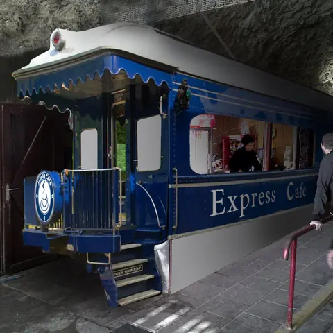 Kiosk Railroad car