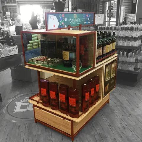 singleton stand display