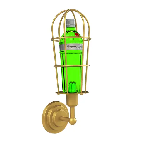 Tanqueray bottle lamp