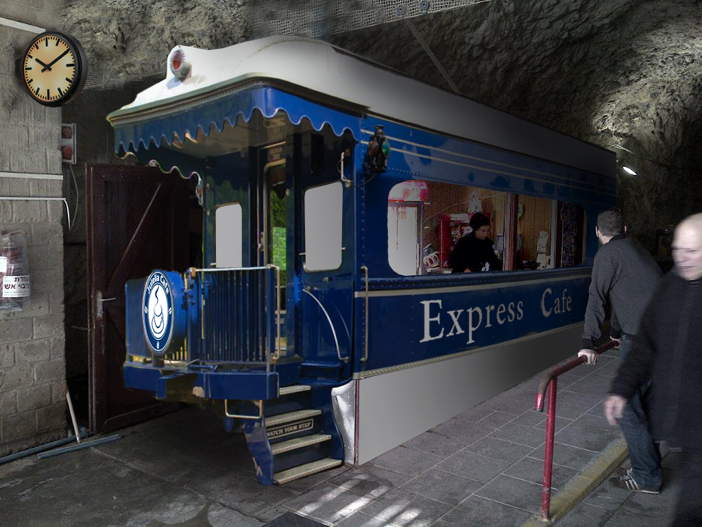Kiosk Railroad car