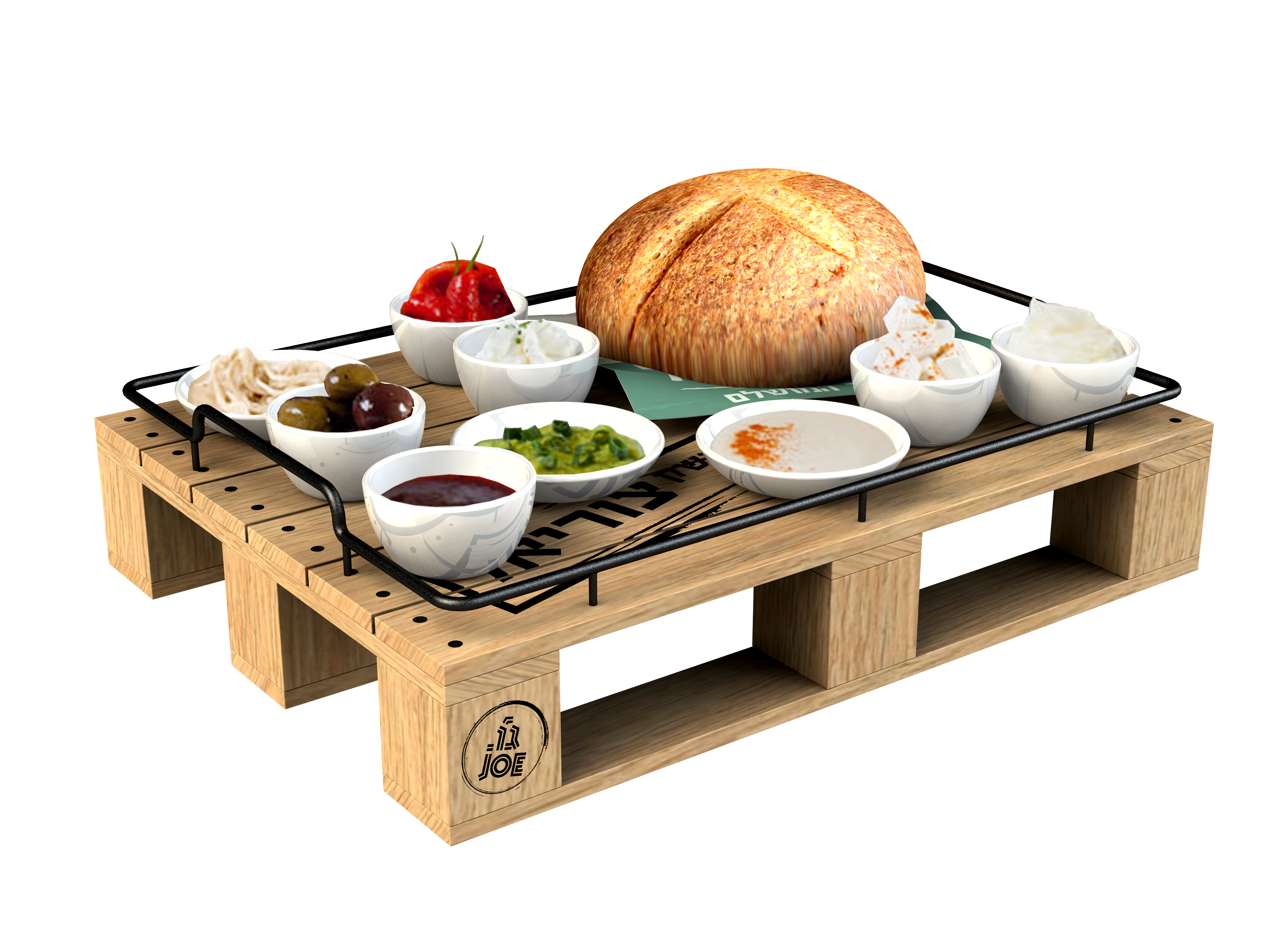Pallet food tray